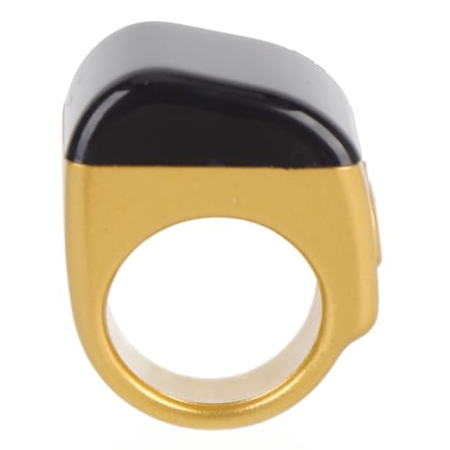 GLOGLOW Smart Tasbih Zikr Ring Digital Tasbeeh Counter Smart Ring with IP67 15-Day Battery Counts for Muslim Islamic Prayer Reminder - size: 22mm