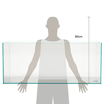 120P 72.2 Gallon Rimless Low Iron Aquarium Fish Tank, W47.2 × D19.7 × H19.7 (120x50x50cm) 12mm Thickness with Black Nano Foam Leveling mat Included - size: 72.2Gal W47.2 × D19.7 × H19.7 (120x50x50cm)