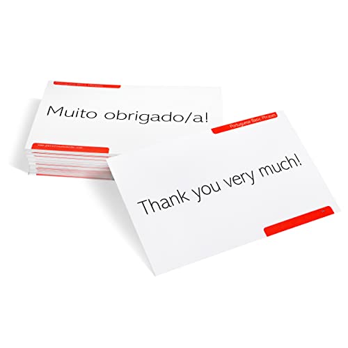 Pat's Flash Cards 50 Portuguese Basic Phrases Flash Cards with Conversation Variations - style: Basic Phrases