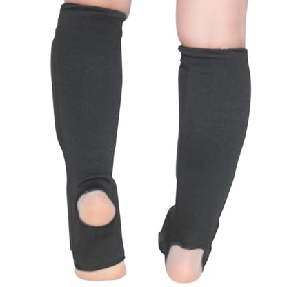 Kickboxing Shin Guard, Taekwondo Leg Guard, Unisex M Size, Lightweight and Durable - Firm EVA Support, Breathable Comfort for Martial Arts Training - size: Medium
