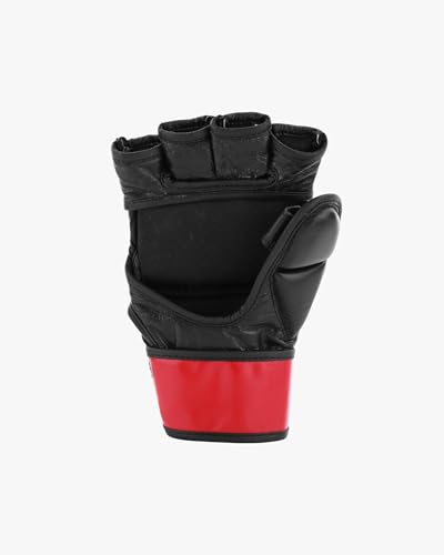 Gameness Pro Training Gloves - color: White/Black/Red, size: Small