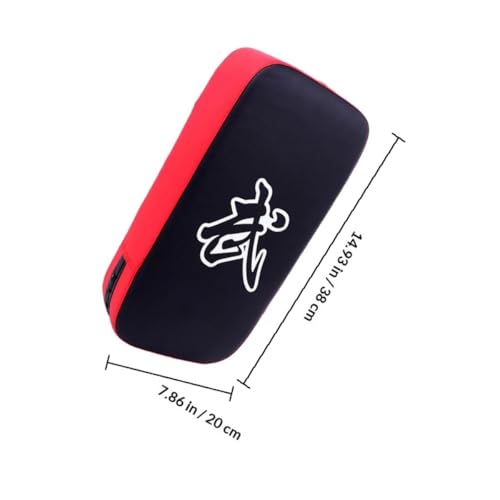 BESPORTBLE Kickboxing Strike Shield Pad Durable PU Kick Pad for Martial Arts Training Excellent Ventilation for Boxing Sparring and Combat Sports with Trim