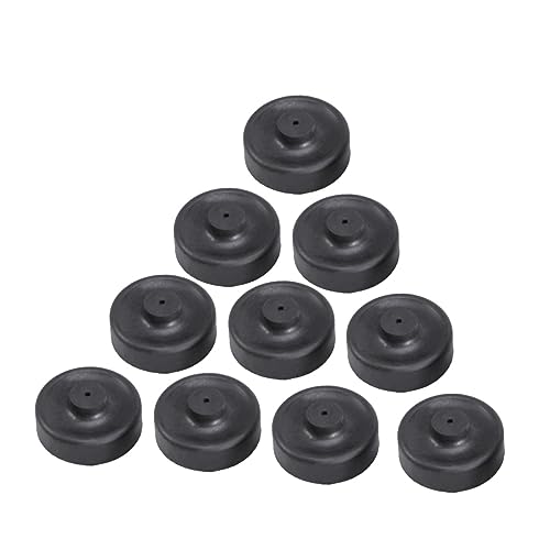 Happyyami Silicone Oxygen Pump Membrane for Aquarium 10 Pcs A5 Size Air Pump Accessories Fish Tank Oxygen Pump Replacement Black - size: 10pcs