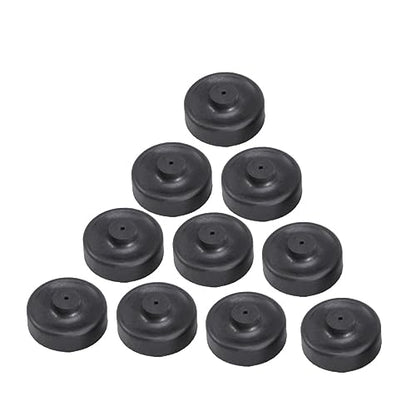 Happyyami Silicone Oxygen Pump Membrane for Aquarium 10 Pcs A5 Size Air Pump Accessories Fish Tank Oxygen Pump Replacement Black - size: 10pcs