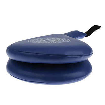 Taekwondo Pad Karate Kicking Pad Double Sided Kicking Target PU Material for Speed Strength Accuracy Suitable for Family Training Fitness - color: Blue