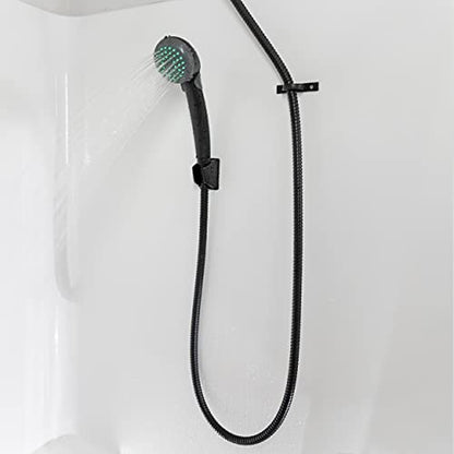 Dura Faucet DF-SA156-MB RV Handheld Shower Wand Bracket (Matte Black) | RV handheld shower wand bracket for campers, trailers, and motorhomes. Matte Black finish. - color: Matte Black