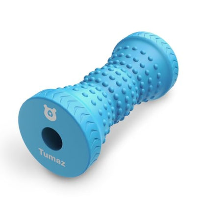 Tumaz Foot Roller for Deep Tissue Massage & Reflexology | Ergonomic Roller | Deep Tissue Massage | Reflexology | Portable Design | Ideal for Foot Recovery - color: Sky Blue