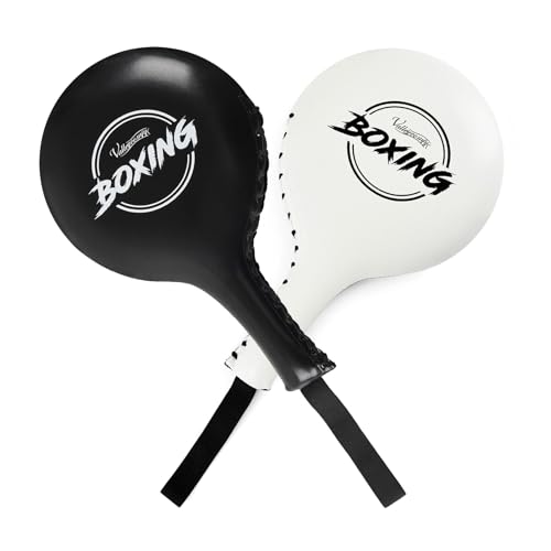 Valleycomfy Boxing Target Paddles Fight Gear Punching & Striking Pads - color: White