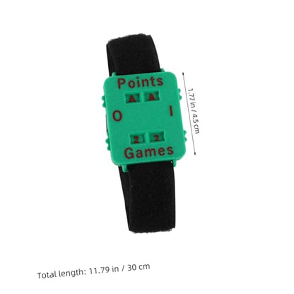 Totority Golf Score Counter Wristband Manual Dial Lightweight Portable Tennis and Cricket Scorekeeper for Sports Training