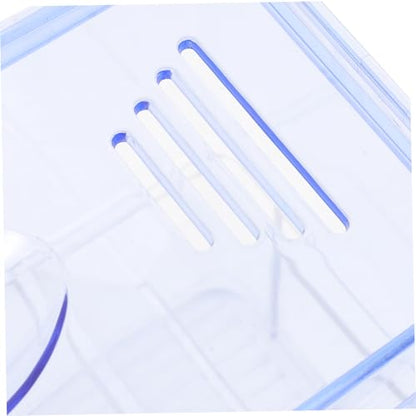 Abaodam Fish Breeding Box with Oxygen Supply Transparent Isolation Tank for Guppy Fry Fish Nursery and Shrimp Breeding Versatile Aquarium Accessory for Healthy Growth