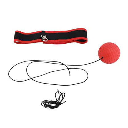 Adult Boxing Punch Exercise Ball with Headband Equipment for Reflex Speed Training - style: E305-H01