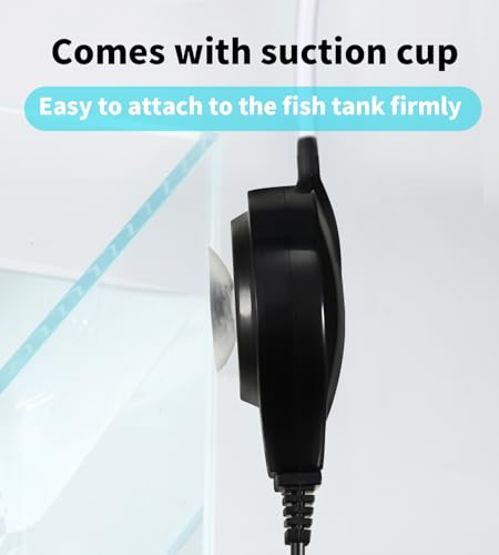 Aquarium Air Pump Mini Fish air Pump Super Quiet Fish Bowl air Pump for Up to 10 Gallon Fish Tank 1.5 Watts 310ml/min - color: Black-Complete Kit