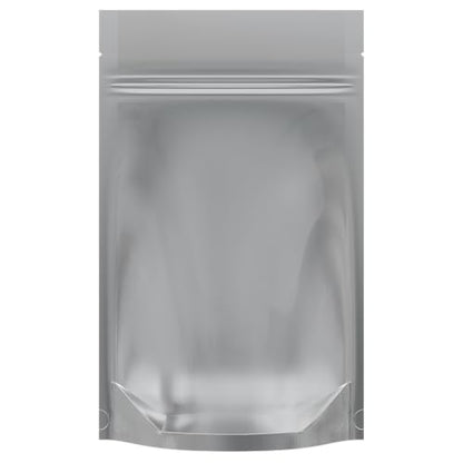 Mylar Style Barrier Bags – Zipper w/Heat Seal – 100 Bags (Gloss Gold/Clear, 1/4 Ounce - 4?x6.5?x1.78?) - color: Gloss Gold / Clear, size: 4x6.5x1.78 Inch (Pack of 100)