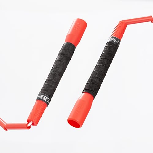 Elite Jumps Heavy Beaded Weighted Jump Rope, 6.5 oz | Heavy resistance beaded rope. Long 8-inch handles, shatterproof 2-inch beads. Adjustable 10 ft. - color: Black