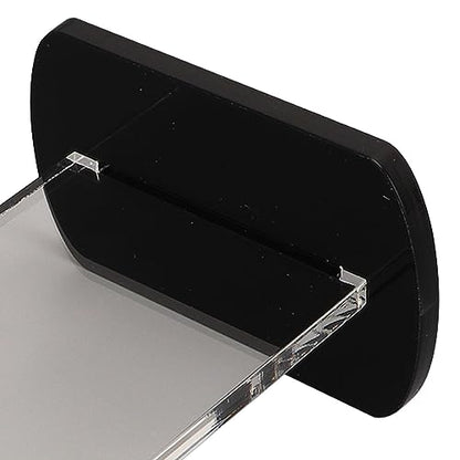 Naroote Boxing Glove Display Case, Boxing Glove Holder 2Pcs Acrylic Glove Display Holder Rack Glove Station for Home (Acrylic)