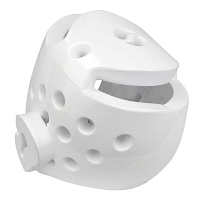 AAMA Taekwondo and Karate Sparring Foam Head Guard - color: WHITE, size: Medium