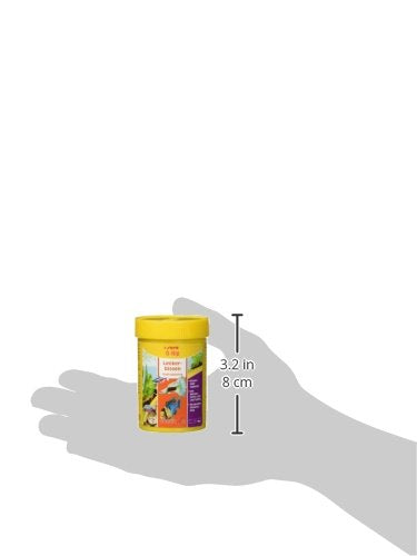 Sera O-Nip Nature 100 Tabs 2.1 oz | Complete Feed for All Ornamental Fish | Adhesive Tablets Stick to the Aquarium Glass | High Protein | No Dyes & Preservatives | with Bloodworms, Krill & Tubifex - size: 2 Ounce (Pack of 1)