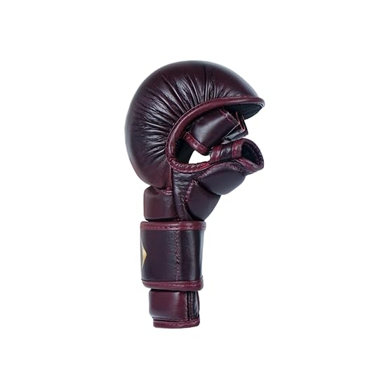 Vali Lancer Leather Hybrid MMA Sparring Gloves 7oz - color: Red, size: Large