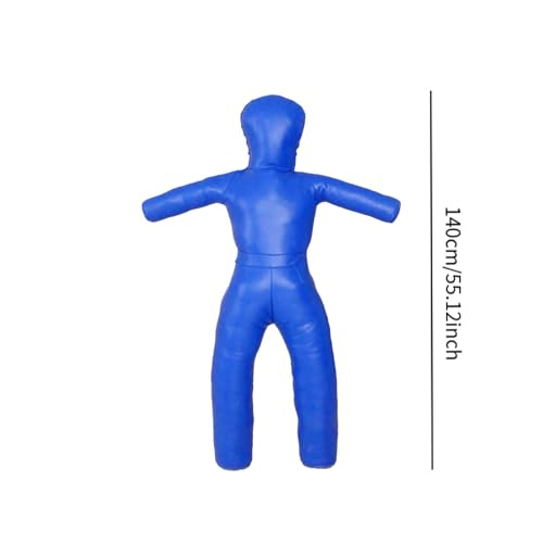 predolo Unfilled Wrestling Dummy Grappling Training Aid Sparring Punching Bag, Blue