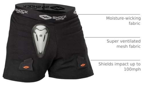 Shock Doctor Men’s Loose Hockey Short Supporter with BioFlex Cup Included. for Adult Men - size: Medium