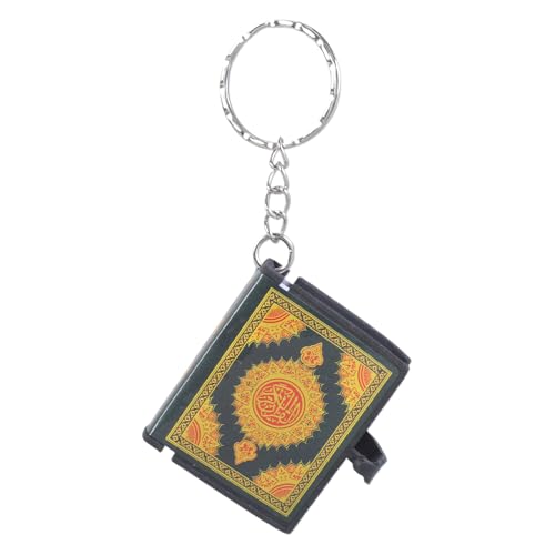 Golden/Green Quran Book Keychain with the Koran Pendant Eid Bag the Koran Pendant Keychain