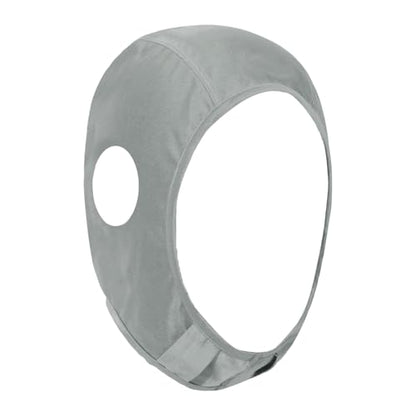 YiZYiF Wrestling Hair Cap Cover Universal Fit for Any Headgear with Chin and Open Ears Long Hair Slicker for Grappling - color: Grey