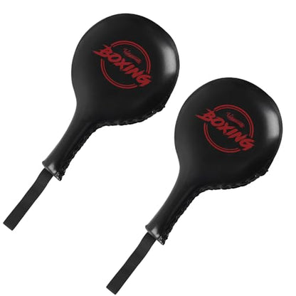 Valleycomfy Boxing Target Paddles Fight Gear Punching & Striking Pads - color: Red