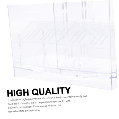 Double Layer Isolation Box for Fish Breeding Aquarium Hatchery Incubator Independent Fish Box for Fry