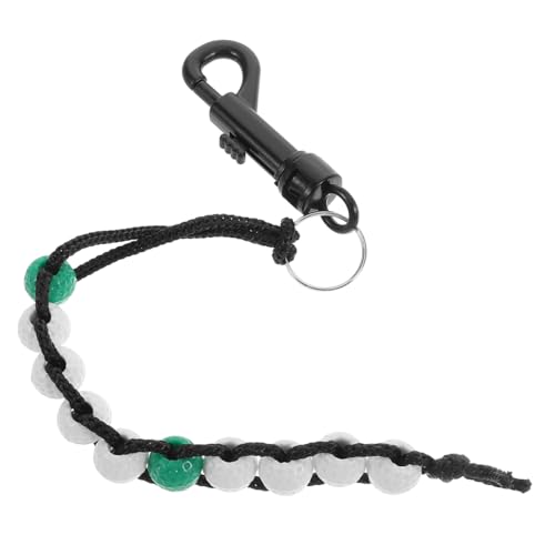 Abaodam Golf Beads Score Counter with Clip Portable Golf Stroke Counter for Men and Women Adjustable Scoring Tool for Course and Referee Use