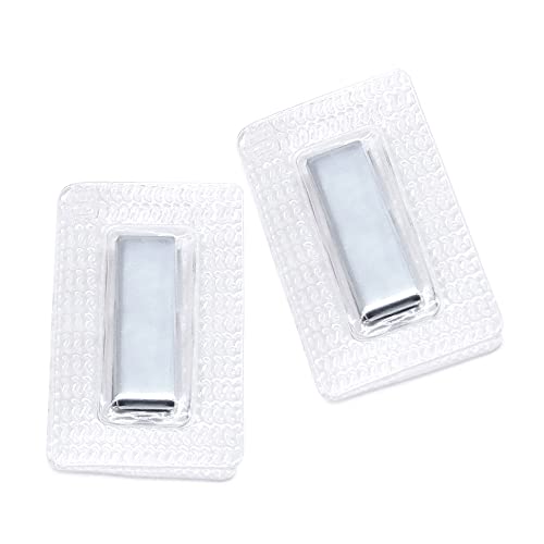 SEMINI Hidden Sew Magnetic Snap Invisible Hidden Sew in PVC Hidden Purse Closure for Fastener Handbag Cloth Clasp DIY Craft Sewing Tools (30x10mm) - size: 30x10mm,Rectangular