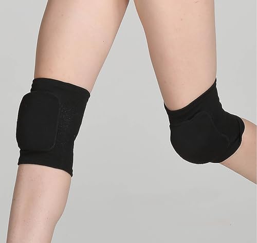 YYaaloa Knee Pads Sponge Knee Brace Breathable Flexible Elastic Knee Support for Volleyball, Dancing, Football, Yoga, Basketball, and Skating (Medium, Black 3Pairs) - color: Black 3Pairs