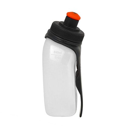 SPIbelt Running Water Bottle, H2O Hydration Companion, 8oz BPA-Free Sports Water Bottle – No Bounce, Leak-Proof Design, Clips to Running Belts or Shorts, Lightweight Fitness Water Bottle - size: 8 Ounces