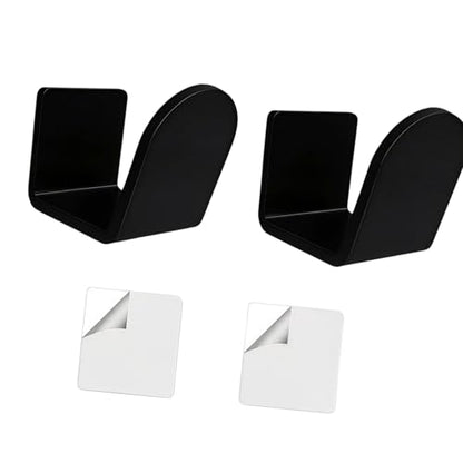 2pcs / 4pcs Transparency Tennis Glove Wall Mount Display Rack Easy to Installation Boxing Gear Storage Stand Living Room Deck - color: D