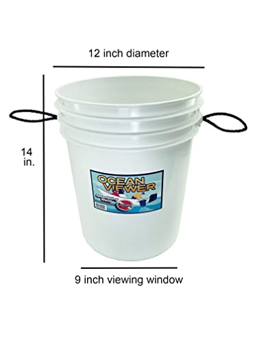 Underwater Viewer Bathyscope Bucket Perfect for Boating, Snorkeling and Fishing