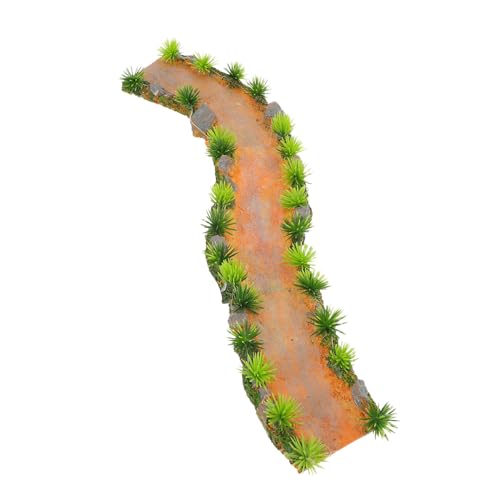 ABOOFAN 3pcs Aquarium Mini Resin Stone Steps Curved Pathway Bridge Ornaments Micro Landscape Fish Tank Decorations for Fairy Garden Accessories