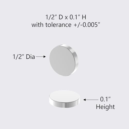 N52 Self Adhesive Super Strong Neodymium Disc Magnets- 0.5" D x 0.1" H - 40Pack W/Spacers,Powerful Rare Earth Magnets with 3M 4920 VHB Double Side Adhesive Backing, Heavy Duty Sticky Magnets - size: D1/2" x H1/10" w/Adhesive