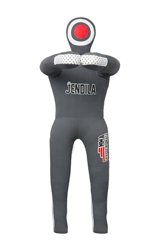 Grappling Dummy-MMA Jiu Jitsu Grappling Wrestling Dummy Made from Durable Canvas Fabrics MMA Dummy (UNFILLED) - color: Gray