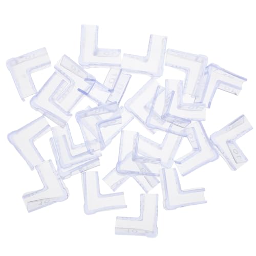 Toddmomy 25pcs Aquarium Glass Corner Protectors 90° L-Shaped Edge Guards for 10mm Thick Fish Tank Anti-Collision Aquarium Tank Edge Covers for Safety