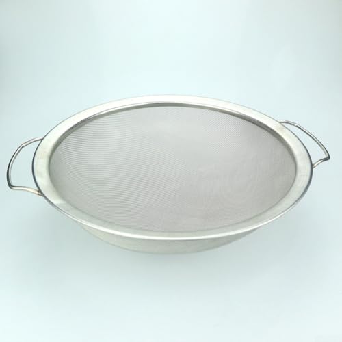 Fine Mesh Stainless Steel Bucket Filter Screen for 5 Gallon Buckets, Suitable for Filtering Paint, Rice, Honey, and Aquarium Cleaning