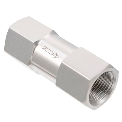 Yoebor 1/4" FNPT x 1/4" FNPT Stainless Steel Check Valve One Way Valves 1pc - size: 0.25 Inch, style: Fnpt x Fnpt