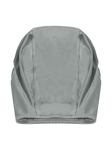 JEATHA Wrestling Hair Cap Cover Long Hair Net Slicker for Grappling, Training, Judo & Jiu Jitsu/BJJ - color: Grey