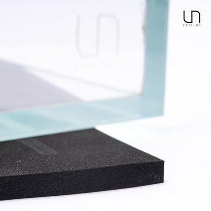 UNS Leveling Mat - 60x36cm | 23.62x14.17in, 5mm - Non-Slip Dense Foam Freshwater Saltwater Aquarium Mat for Planted Tanks, Marine Coral Reef, Turtle Reptile Enclosure, Betta Fish Shrimp Tank - Black - size: 60x36cm | 23.62x14.17"