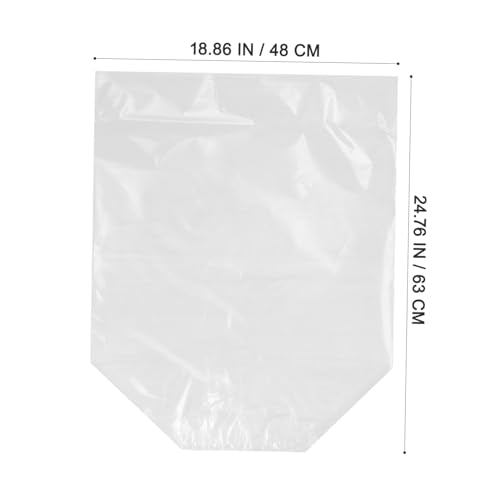 10pcs Oxygen Plastic Bags for Fish Shrimp Fry Thickened Aquatic Packaging for Pet Stores and Fish Farms Versatile Temporary Storage - size: 75x48cm