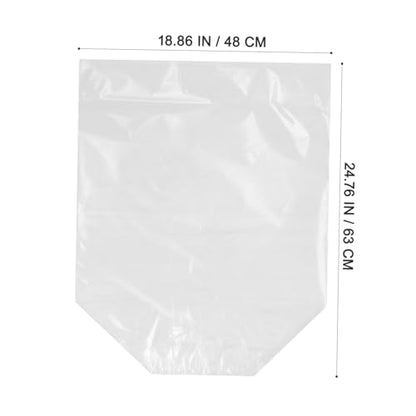 10pcs Oxygen Plastic Bags for Fish Shrimp Fry Thickened Aquatic Packaging for Pet Stores and Fish Farms Versatile Temporary Storage - size: 75x48cm