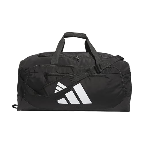 adidas Defender 5 Duffel Bag for Sports, Gym and Travel, Black, OSFA - color: Black, style: Large (100l)