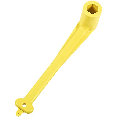 1-1/16" Boat Prop Wrench & PMPS-1-DP Prop Stop Block Kit, 91-859046Q4 Polymer Propeller Wrench - Works for Mercury Mercruiser Alpha, Fits All Outboard & Stern Drive Applications Light-Weight, Yellow