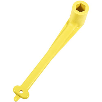 1-1/16" Boat Prop Wrench & PMPS-1-DP Prop Stop Block Kit, 91-859046Q4 Polymer Propeller Wrench - Works for Mercury Mercruiser Alpha, Fits All Outboard & Stern Drive Applications Light-Weight, Yellow