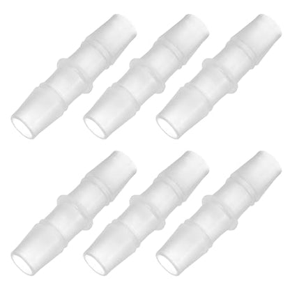 PATIKIL 1/3" - 2/5" 6 Pcs Plastic Hose Barb Fittings, Reducer Tube Fittings Pipe Adapter Union Splicer Joint Kit for Air Gas Water System Liquid Fuel Line Aquarium Tube Pump - size: 1/3"-2/5",(0.51"x1.83")