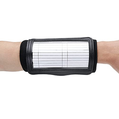 Yaegoo 10 Pack Wrist Coach Football Playbook Wristbands - Adult Size - Pro Football Armband Playbook for Flag Football and Tackle Football