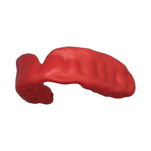 Zero-G Sports Mouthguard Red 1-Pack - Adult Size - Boil & Bite - Basketball, Football, Soccer, Baseball, Hockey, Lacrosse - color: Red